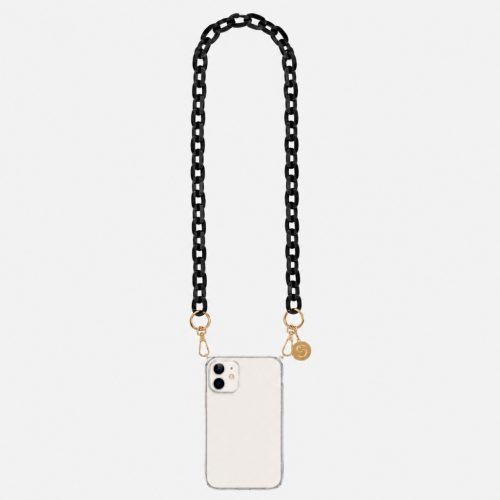 Como Milano phone chain CMMJ.001.BB.01.00 120cm acrylic black