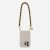Como Milano phone chain CMMJ.004.BB.03.02, 30 cm, stainless steel with black braided leather