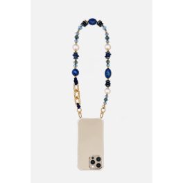 Como Milano phone strap CMMJ.004.DBL.01.00 30cm blue acrylic