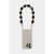 Como Milano phone chain CMMJ.004.BMR.01.00 30cm black marble-effect acrylic