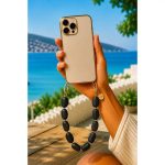 Como Milano phone chain CMMJ.004.BB.01.00 30cm black acrylic